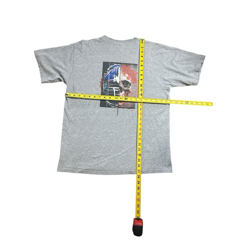 Vintage Y2K Bones For Points Football Hard‎ Hitters T Shirt Double Sided USA - Picture 6 of 6